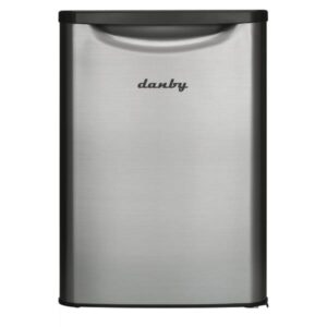 Réfrigérateur compact de 5,5 pi3 en acier inoxydable DAR026A2BSLDB de Dandy