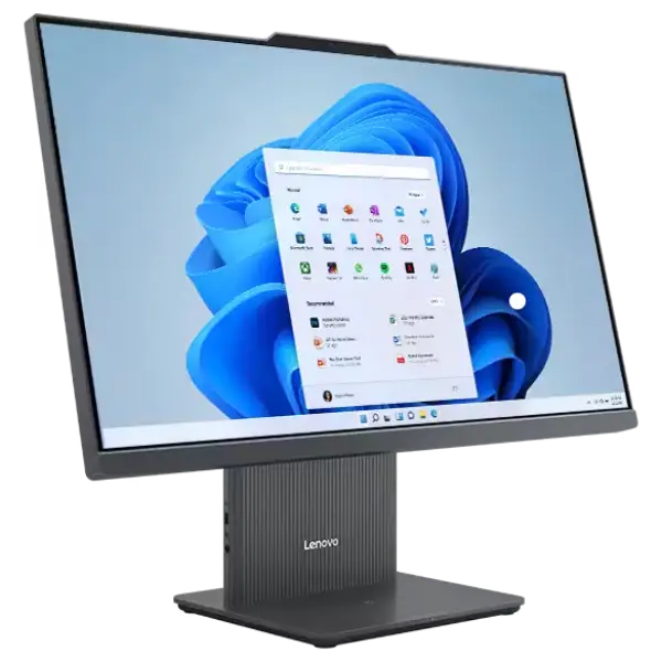 Ordinateur Lenovo IdeaCentre AIO 27ARRA9 AMD Ryzen™ 5 7535HS 16GB RAM 512 GB SSD avec clavier et souris et caméra – Image 3