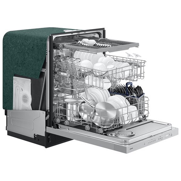 Lave-vaisselle série 5500 à 48 dBA avec 3ᵉ panier DW80DG5500SRAA de Samsung – Image 5