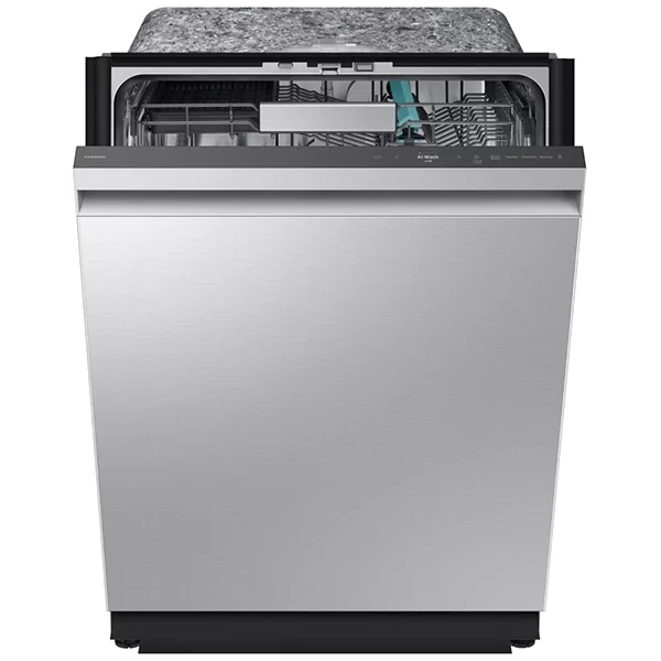 Lave-vaisselle ultra-silencieux 38 dBA avec lavage par IA et 3ᵉ panier DW90F89T0USRAA de Samsung – Image 2