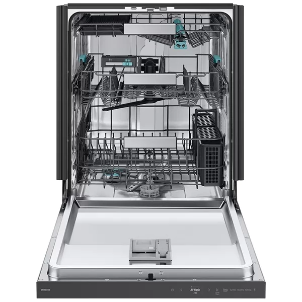 Lave-vaisselle ultra-silencieux 38 dBA avec lavage par IA et 3ᵉ panier DW90F89T0USRAA de Samsung – Image 3