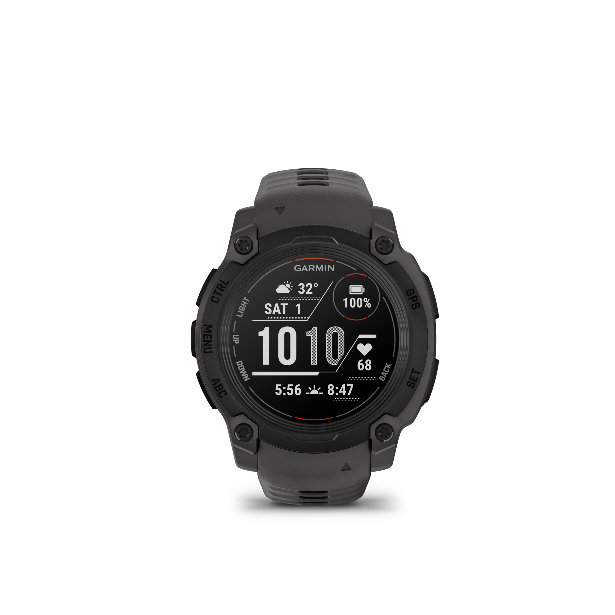 Montre Garmin Instinct E – 40 mm, Noir avec bande anthracite